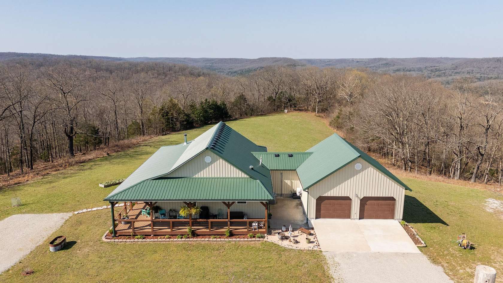 120 Acres of Recreational Land with Home for Sale in Aurora, Missouri