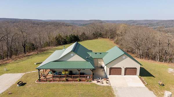 120 Acres of Recreational Land with Home for Sale in Aurora, Missouri