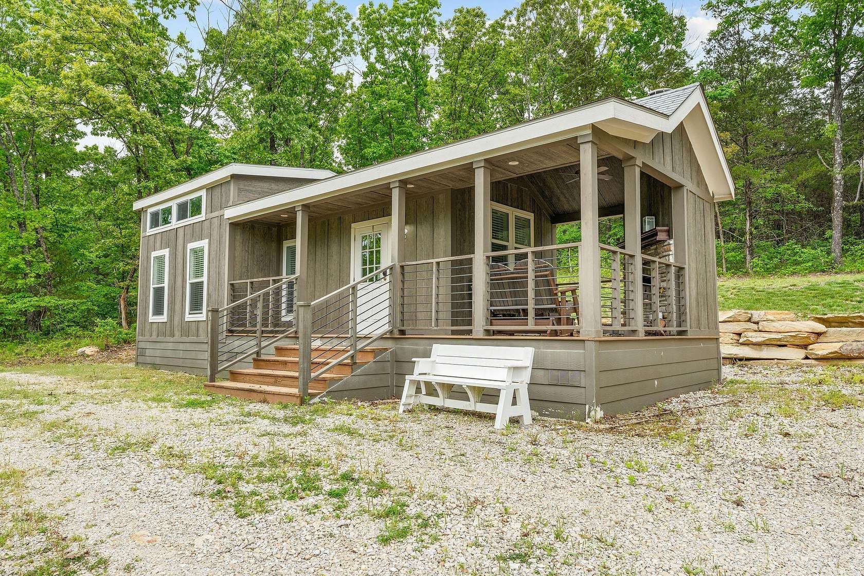 52 Acres of Recreational Land with Home for Sale in Branson, Missouri
