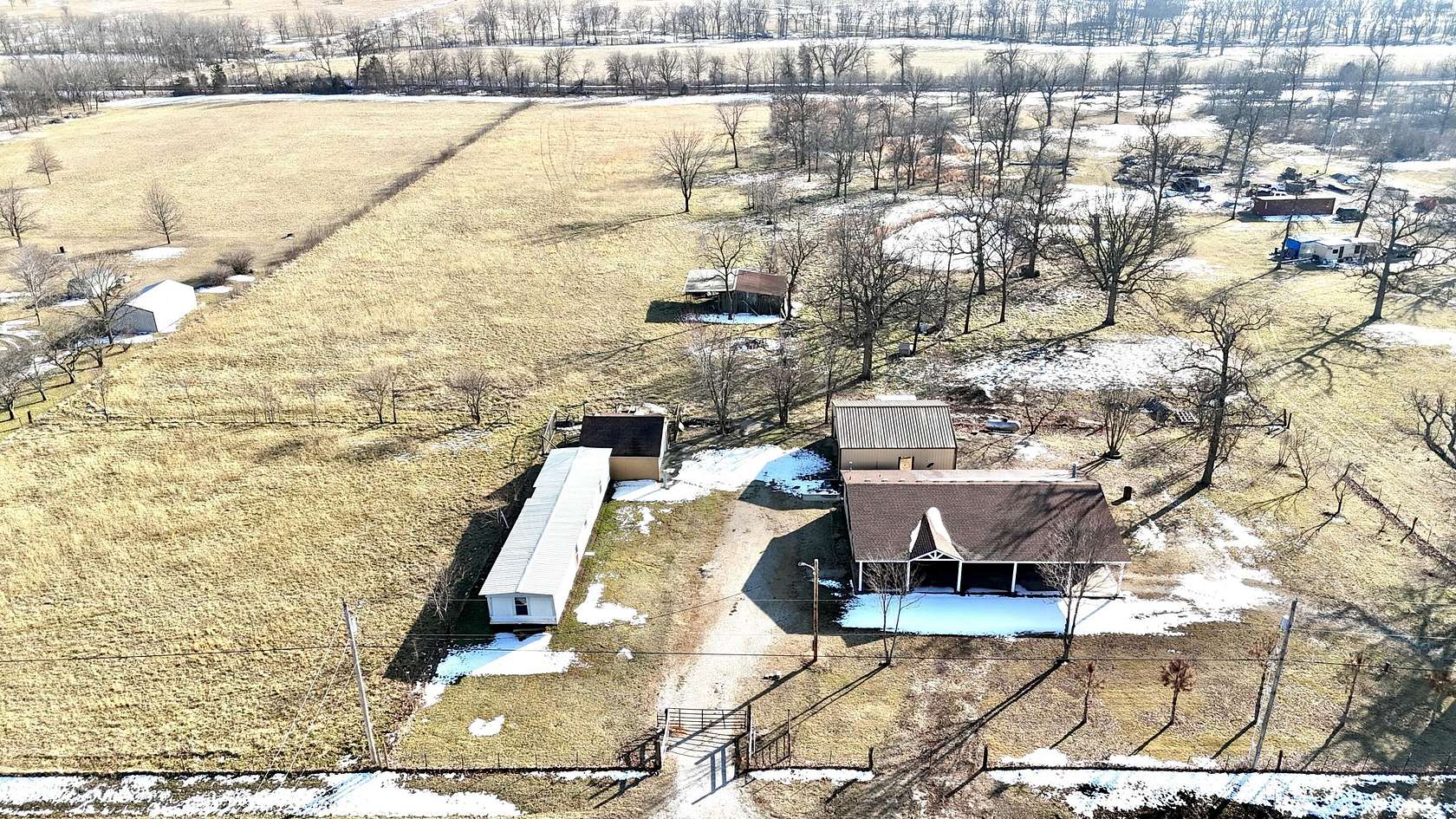 9 Acres of Land with Home for Sale in Monett, Missouri