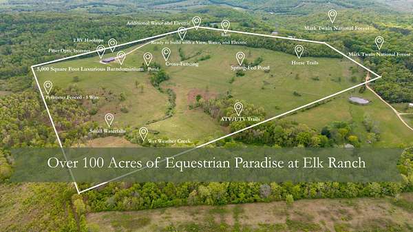 102 Acres of Land with Home for Sale in Oldfield, Missouri