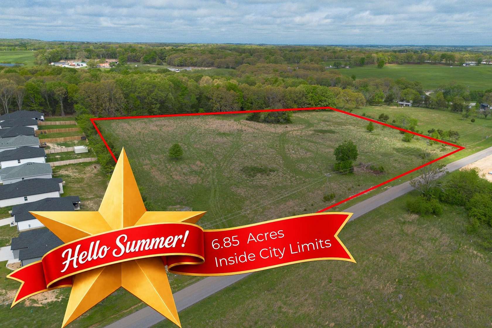 6.85 Acres of Residential Land for Sale in Marshfield, Missouri