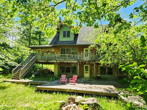 3.23 Acres of Land with Home for Sale in Cornucopia, Wisconsin