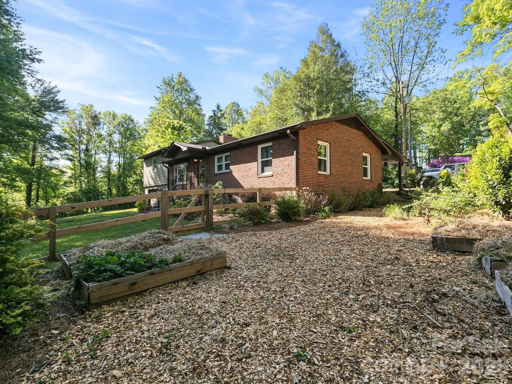 1.8 Acres of Land with Home for Sale in Hendersonville, North Carolina