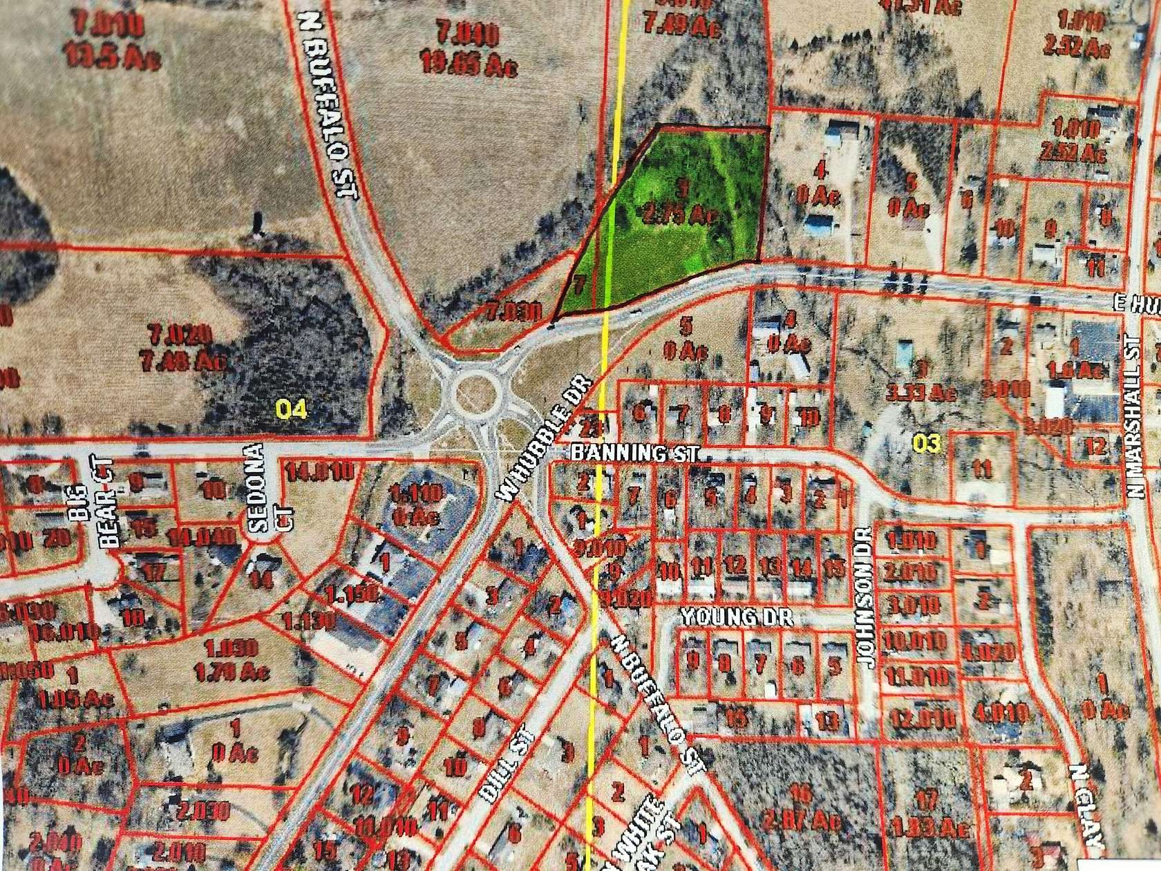 3 Acres of Commercial Land for Sale in Marshfield, Missouri