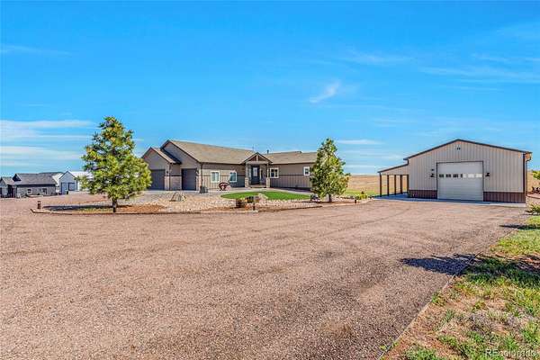 5 Acres of Land with Home for Sale in Elizabeth, Colorado