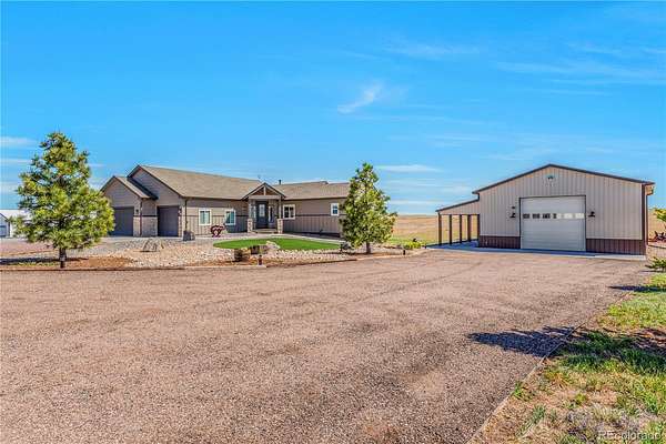 5 Acres of Land with Home for Sale in Elizabeth, Colorado