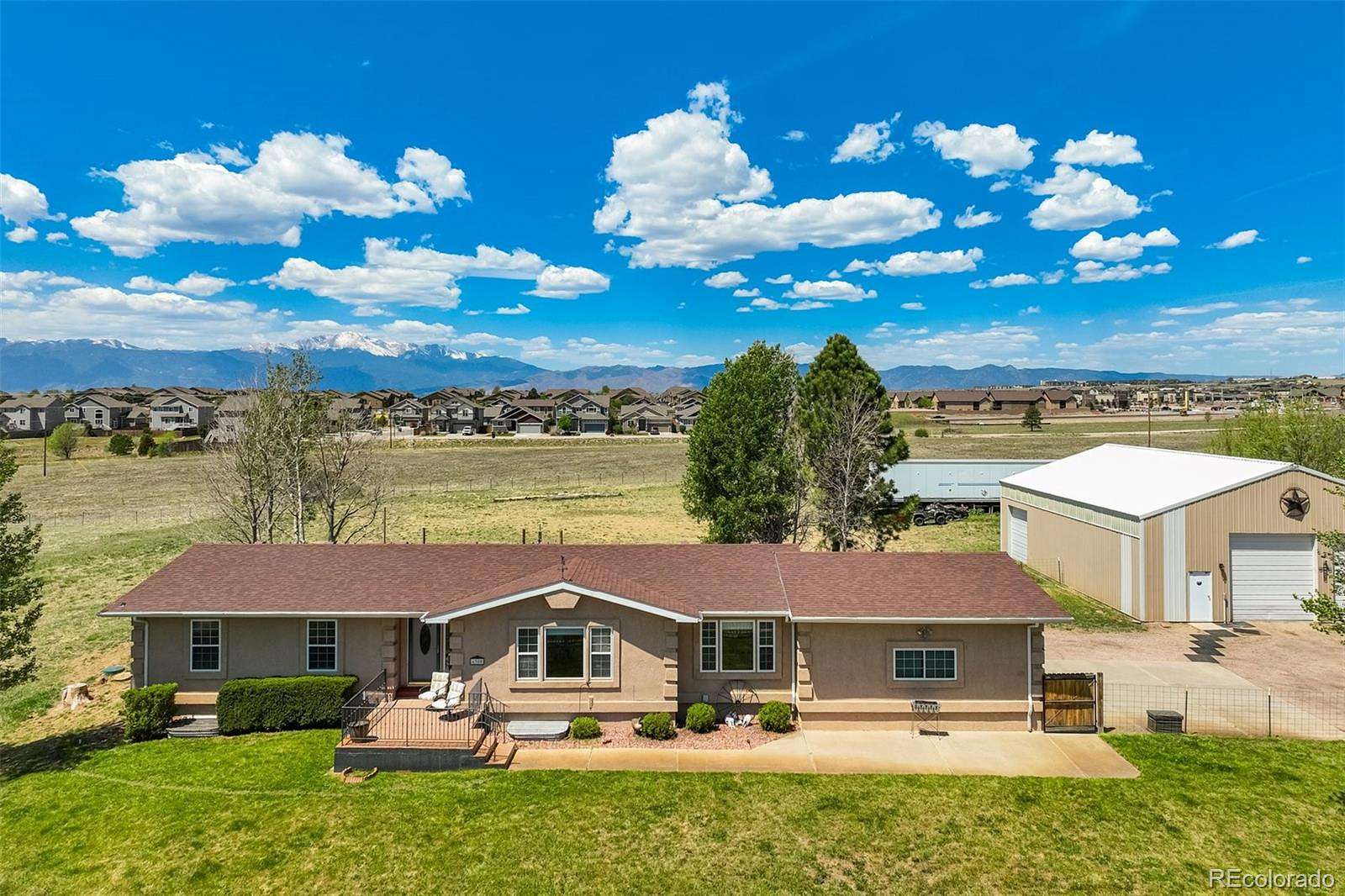 10.6 Acres of Land with Home for Sale in Colorado Springs, Colorado