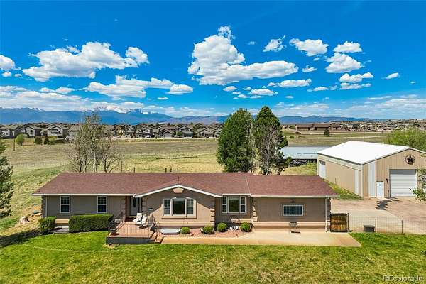 10.6 Acres of Land with Home for Sale in Colorado Springs, Colorado