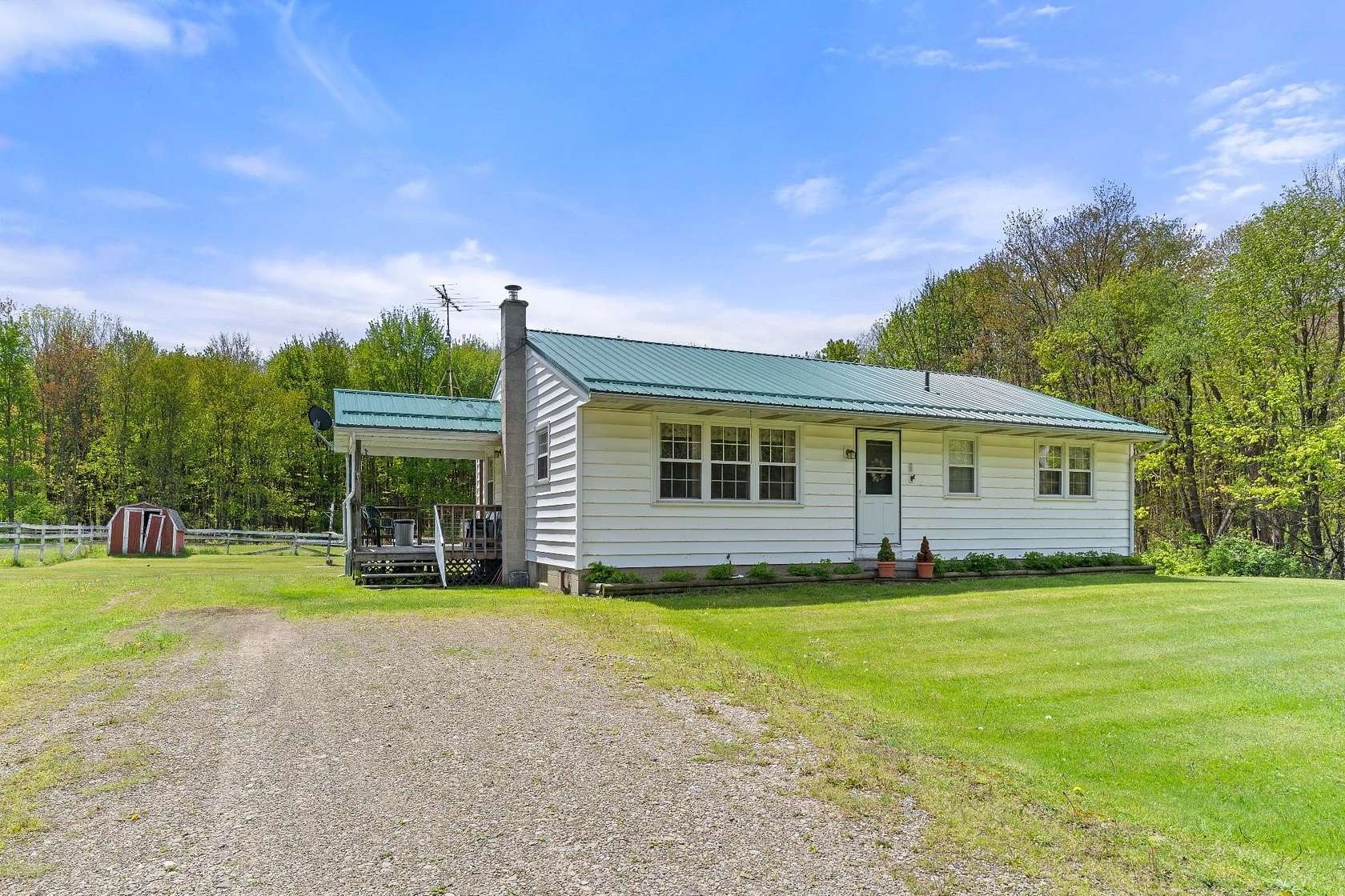 4 Acres of Land with Home for Sale in Cambridge Springs, Pennsylvania