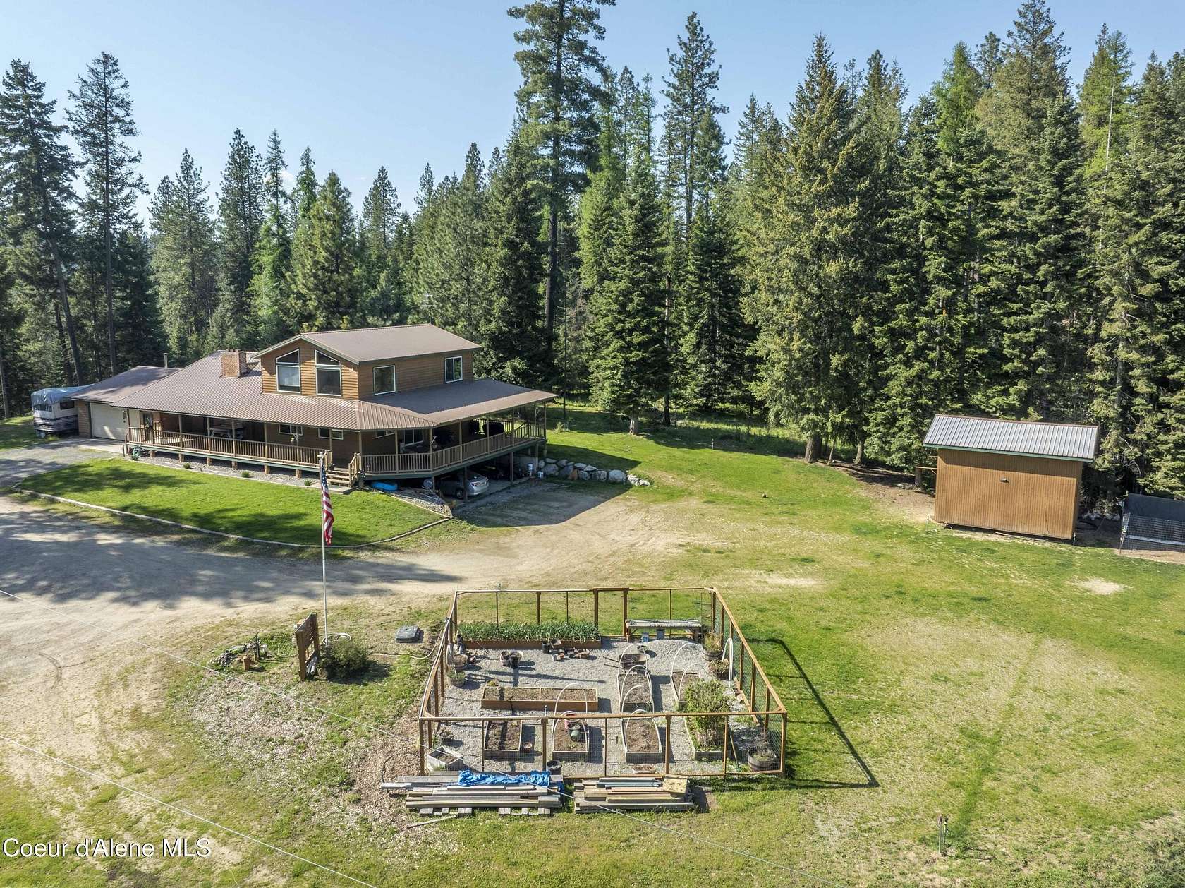 2.67 Acres of Land with Home for Sale in Hayden, Idaho