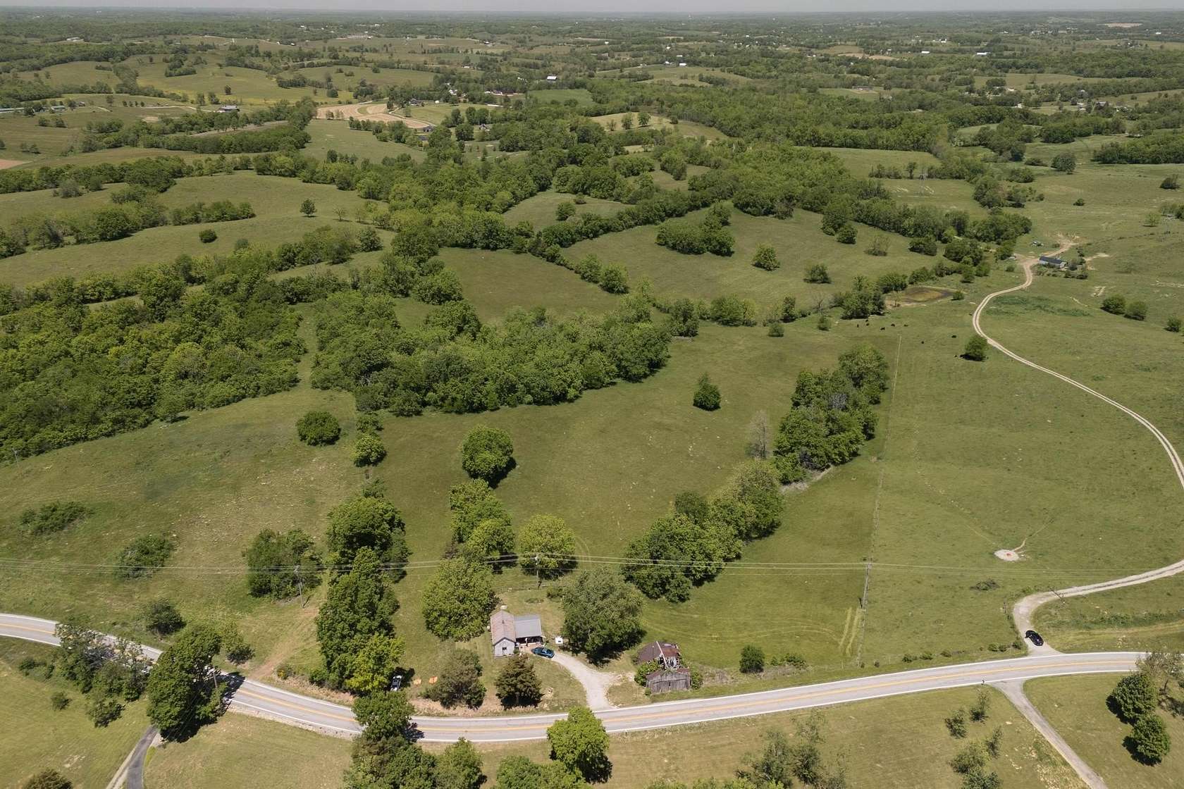 15.5 Acres of Land with Home for Sale in Cynthiana, Kentucky