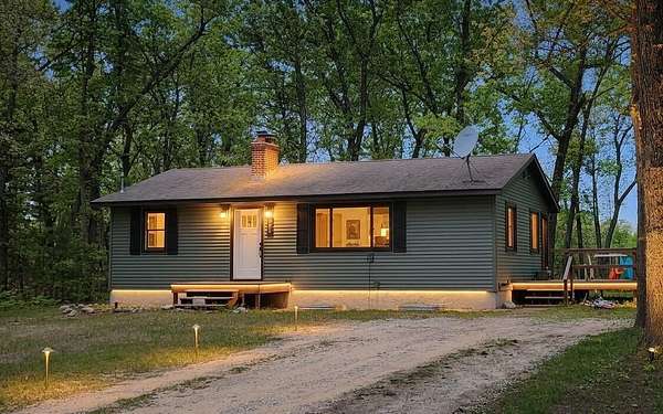 5.14 Acres of Land with Home for Sale in White Cloud, Michigan