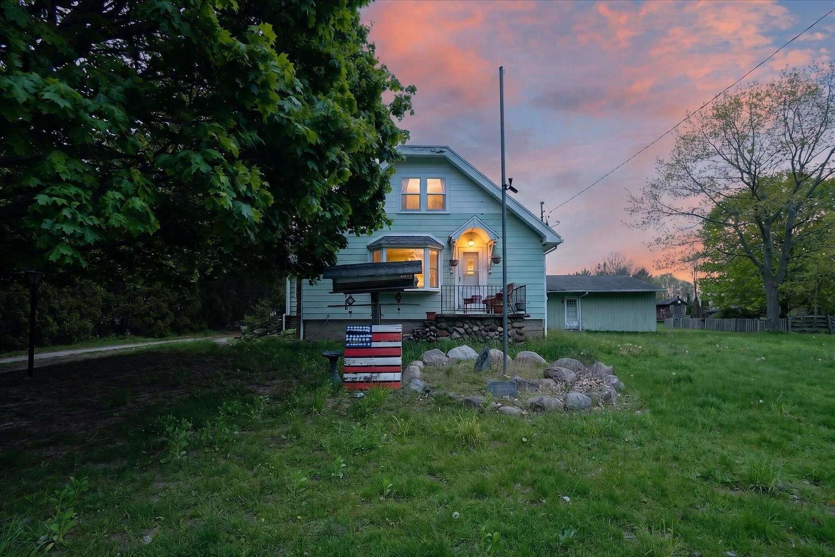 3.73 Acres of Land with Home for Sale in Cedar Springs, Michigan
