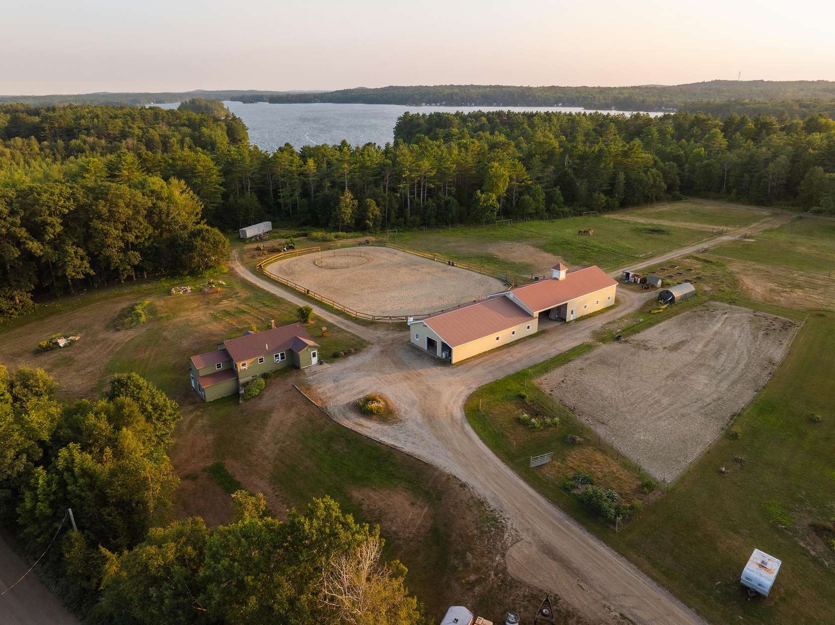 8.1 Acres of Land with Home for Sale in China, Maine