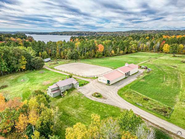 8.1 Acres of Land with Home for Sale in China, Maine