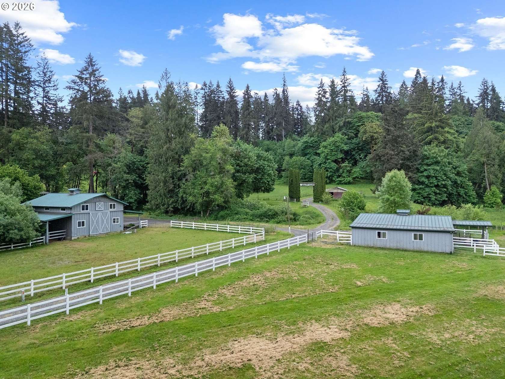 5.65 Acres of Land with Home for Sale in Brush Prairie, Washington