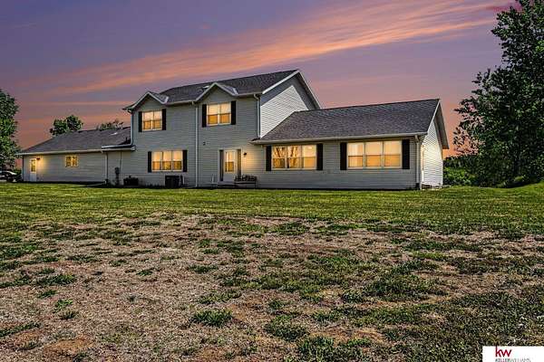 7.28 Acres of Land with Home for Sale in Gretna, Nebraska