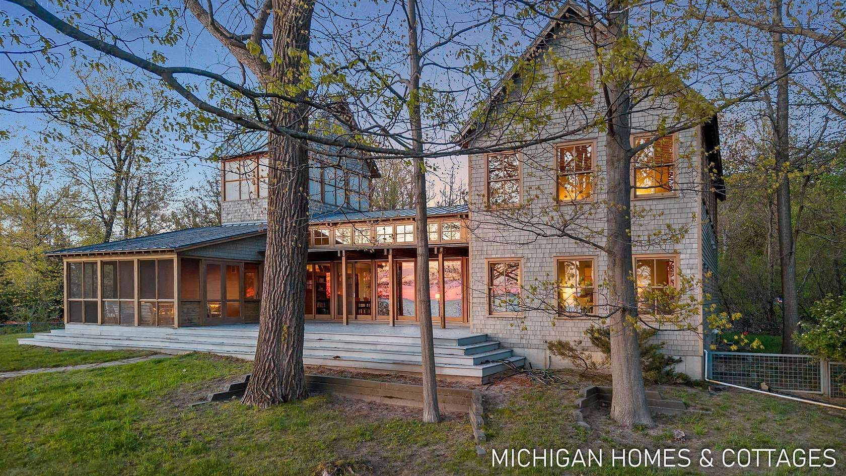 6.86 Acres of Land with Home for Sale in Fennville, Michigan