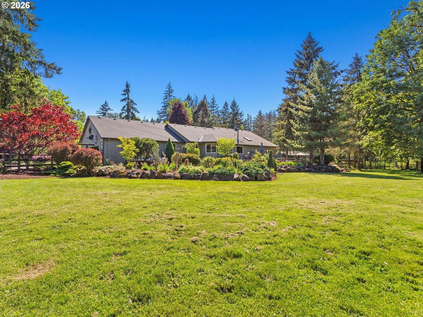 9.25 Acres of Land with Home for Sale in Mulino, Oregon
