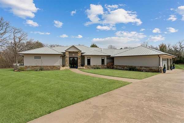 5 Acres of Land with Home for Sale in Arcadia, Oklahoma