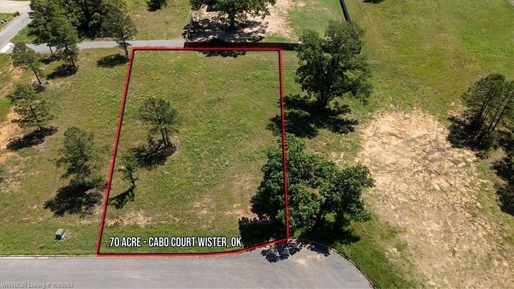 0.7 Acres of Residential Land for Sale in Wister, Oklahoma