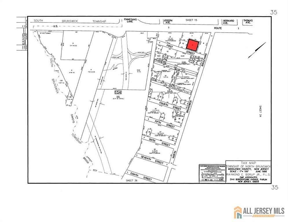 0.52 Acres of Commercial Land for Sale in North Brunswick, New Jersey