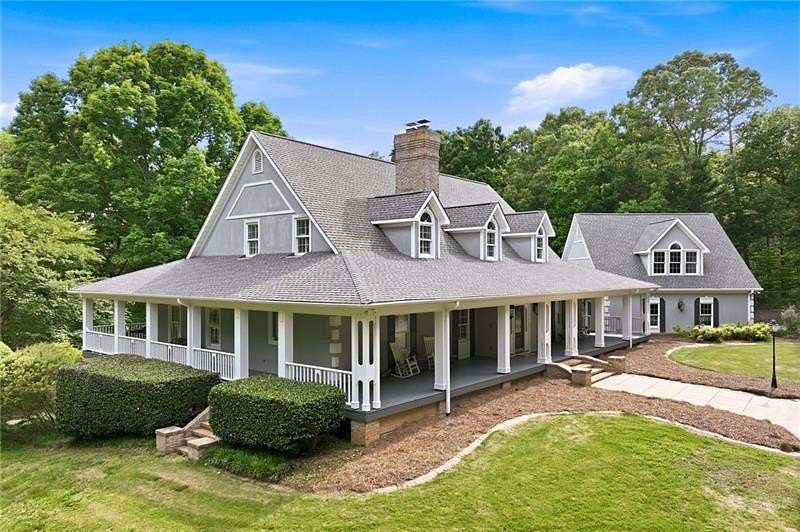 14.8 Acres of Recreational Land with Home for Sale in Gillsville, Georgia