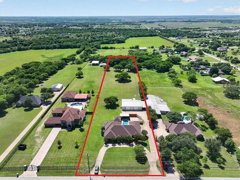 2.55 Acres of Land with Home for Sale in Crowley, Texas