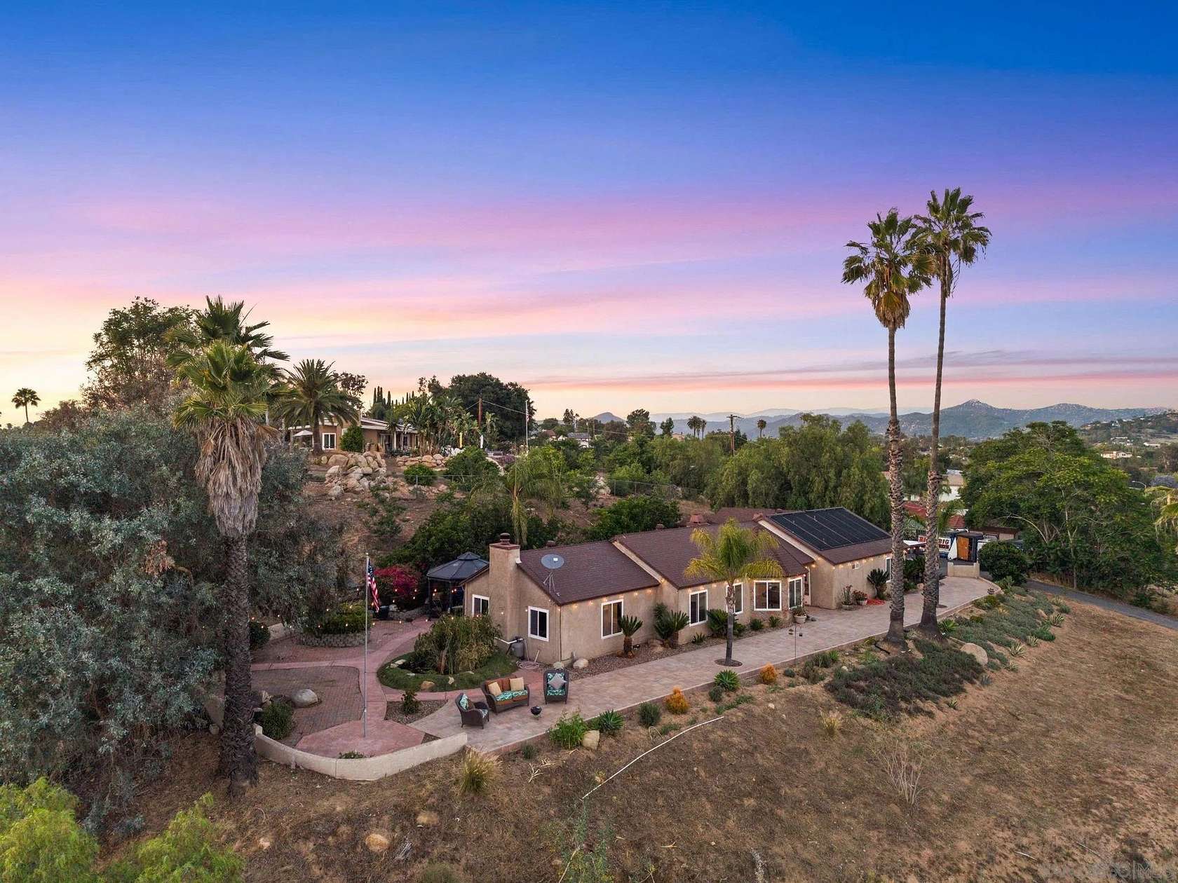2.69 Acres of Land with Home for Sale in Escondido, California