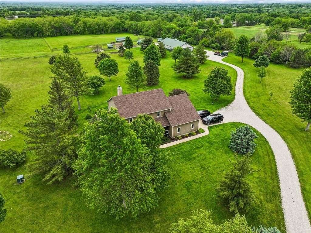20.3 Acres of Land with Home for Sale in Bucyrus, Kansas