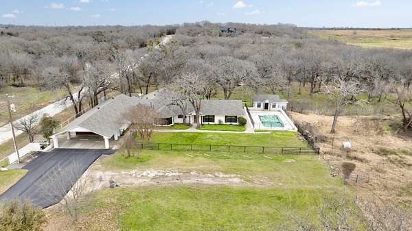 7 Acres of Land with Home for Sale in Cross Roads, Texas