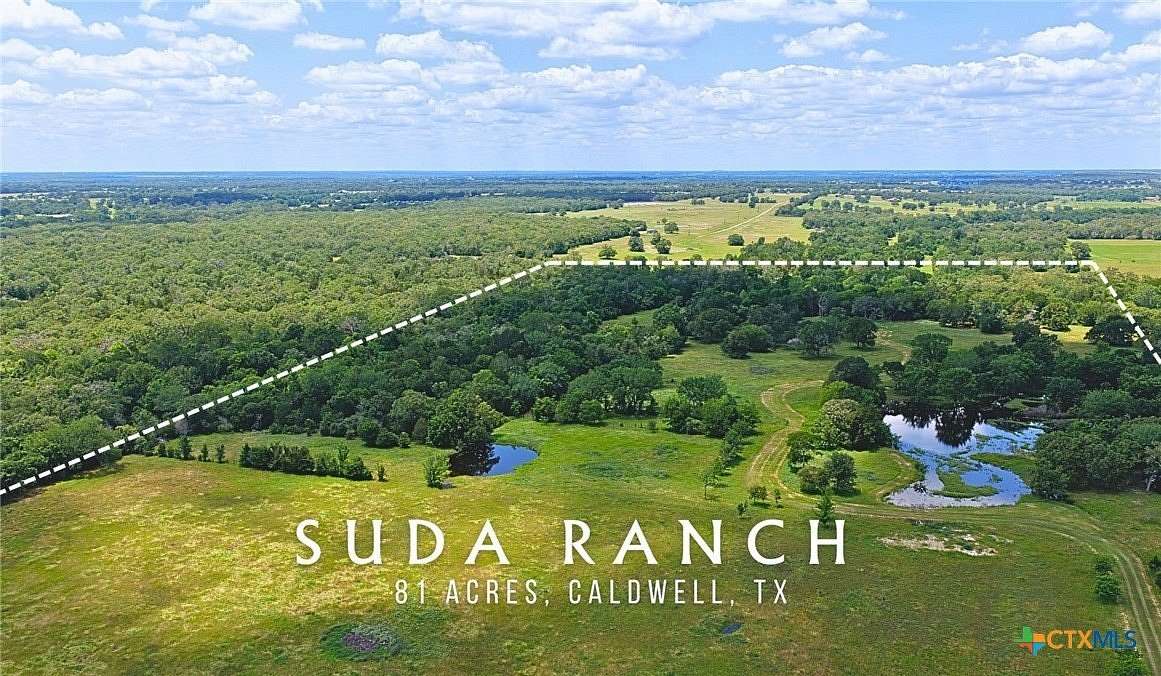 81 Acres of Land with Home for Sale in Caldwell, Texas