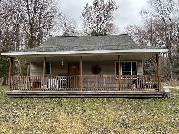 6.78 Acres of Land with Home for Sale in Naubinway, Michigan
