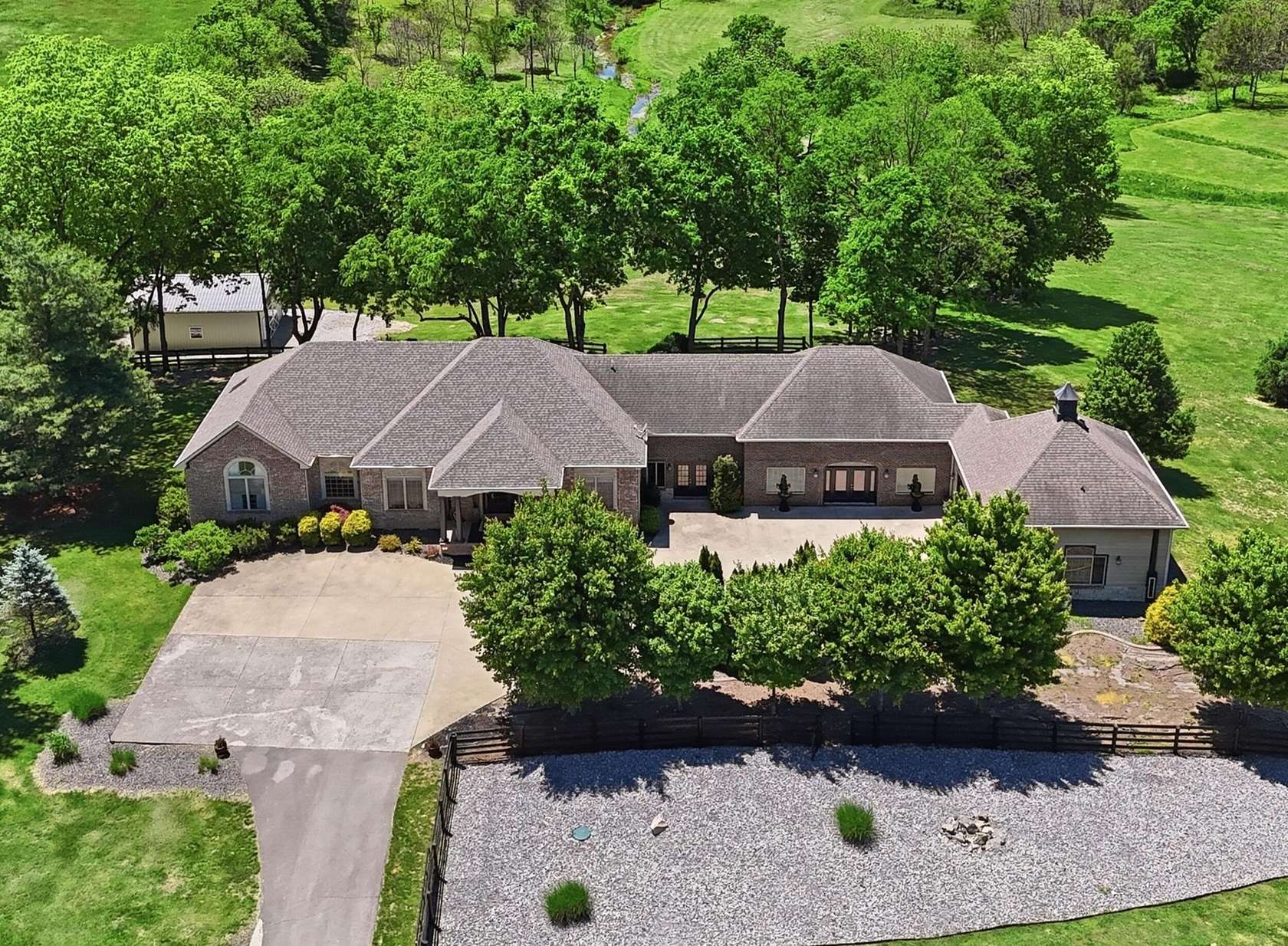 16 Acres of Land with Home for Sale in Lexington, Kentucky