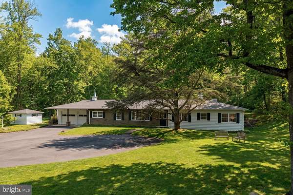 4 Acres of Land with Home for Sale in New Hope, Pennsylvania