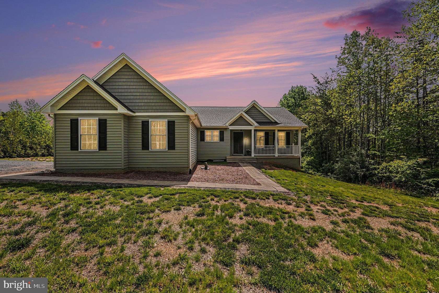 5 Acres of Land with Home for Sale in Rixeyville, Virginia