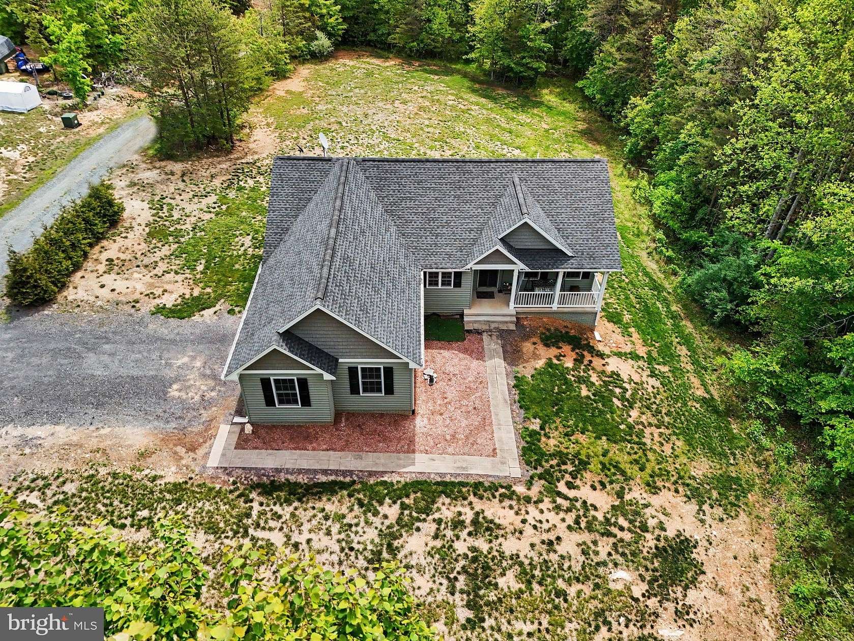 5 Acres of Land with Home for Sale in Rixeyville, Virginia
