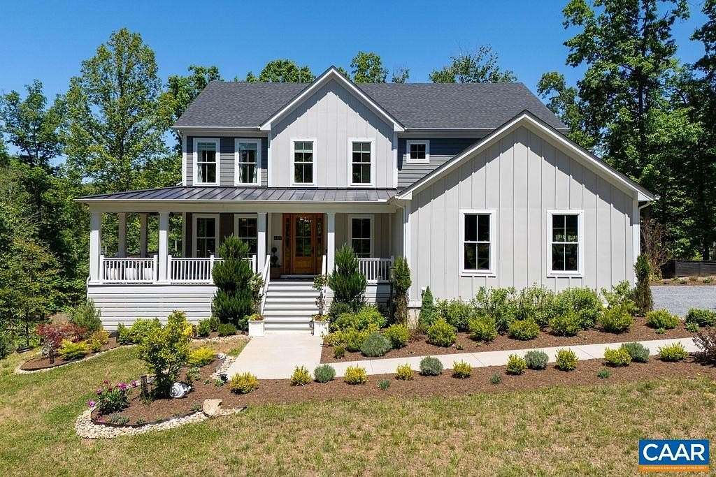 5.5 Acres of Land with Home for Sale in Charlottesville, Virginia