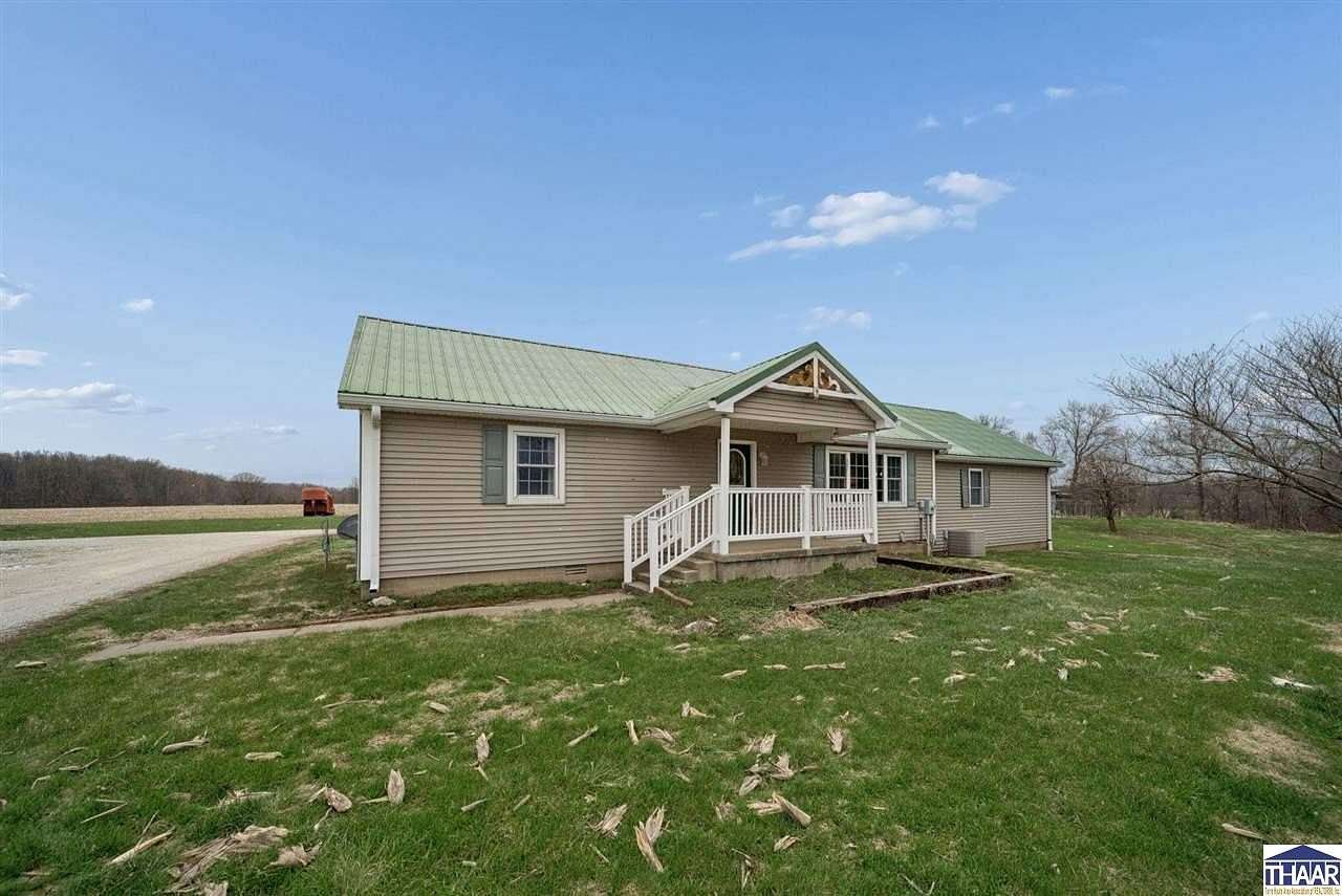 20 Acres of Agricultural Land with Home for Sale in Center Point, Indiana