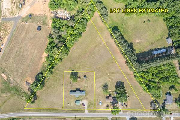 4.16 Acres of Land with Home for Sale in Cherryville, North Carolina