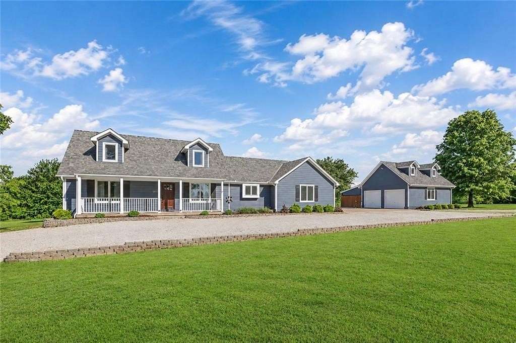 5 Acres of Land with Home for Sale in Bucyrus, Kansas