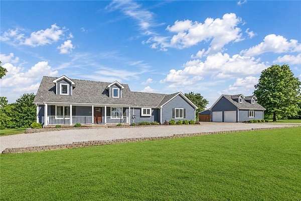 5 Acres of Land with Home for Sale in Bucyrus, Kansas