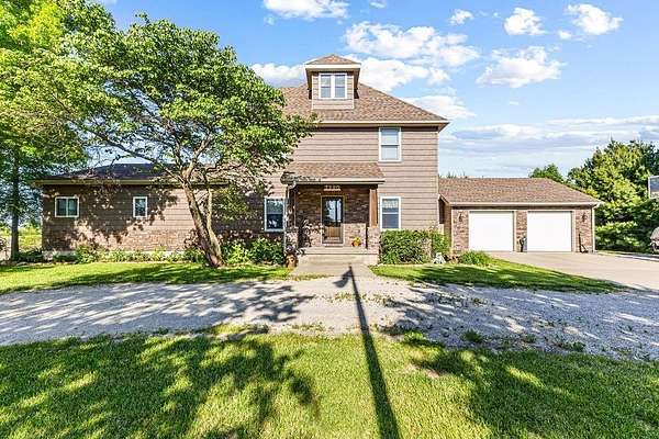 13.7 Acres of Land with Home for Sale in Rosendale, Missouri
