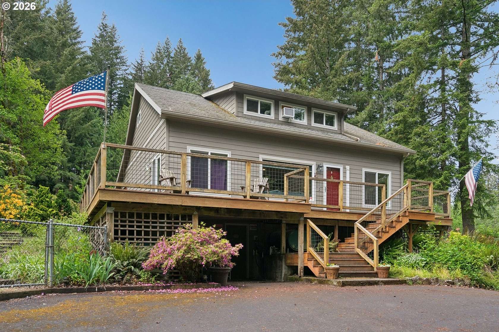 5.84 Acres of Land with Home for Sale in Colton, Oregon