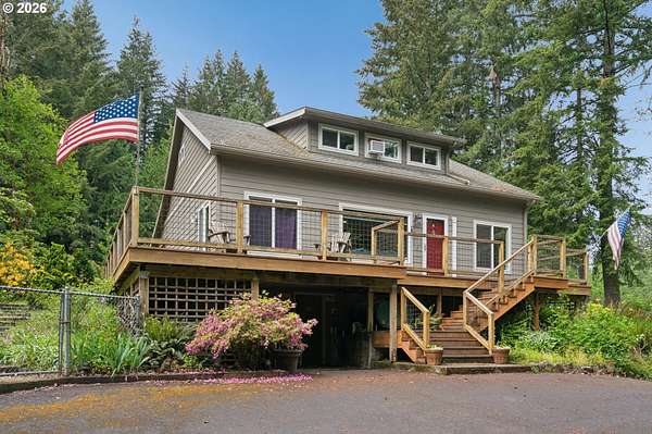 5.84 Acres of Land with Home for Sale in Colton, Oregon