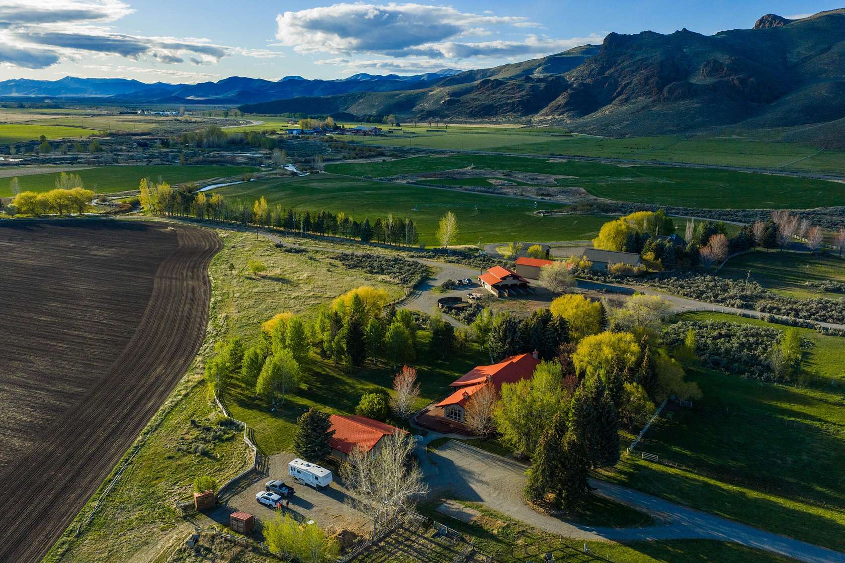 20.8 Acres of Land with Home for Sale in Picabo, Idaho