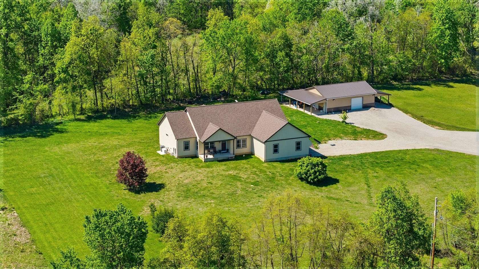 11.5 Acres of Land with Home for Sale in New Lexington, Ohio