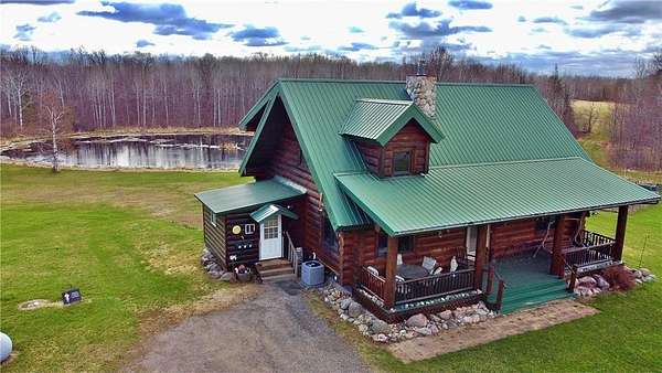 80 Acres of Land with Home for Sale in Aitkin, Minnesota