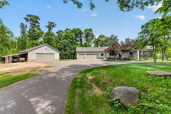 9.5 Acres of Land with Home for Sale in Crosslake, Minnesota